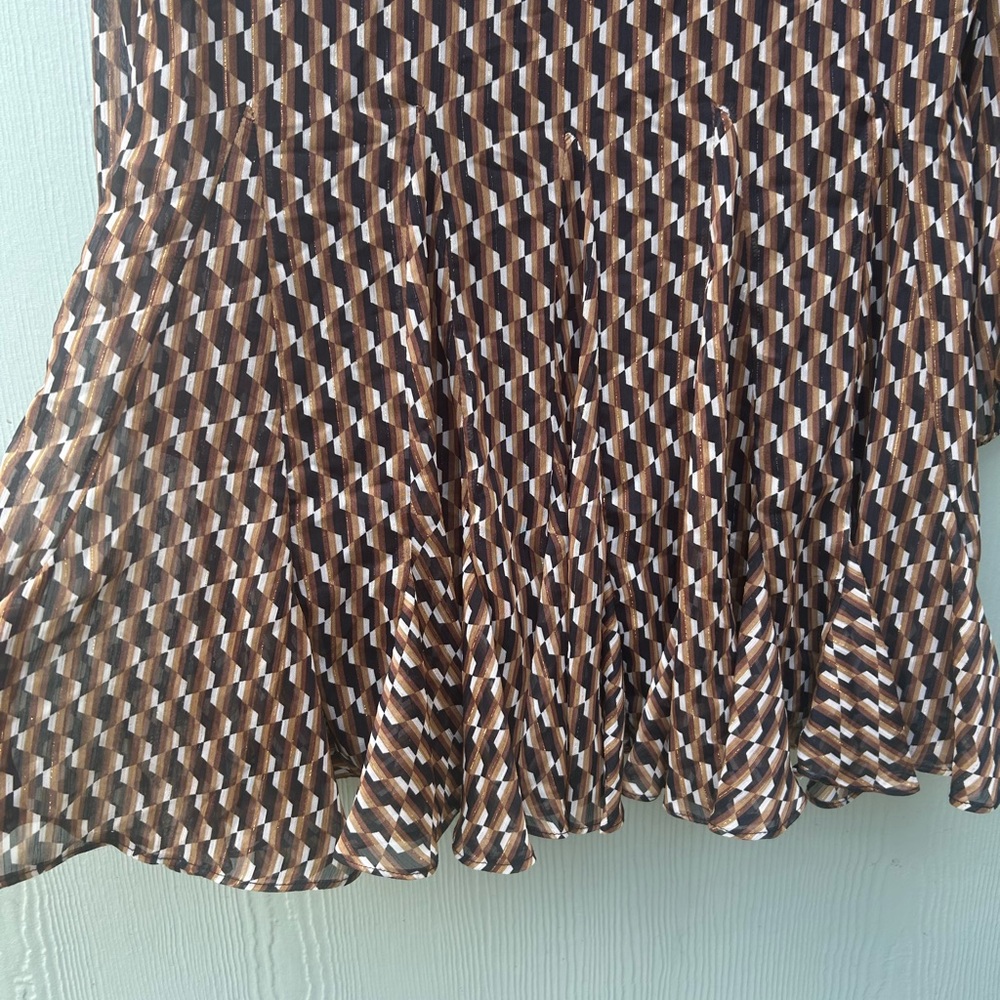Zara Abstract Pattern Dress size small - Picture 7 of 8